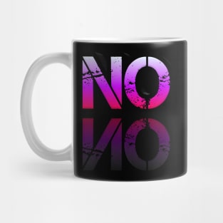 No Cap - Graphic Typography - Funny Humor Sarcastic Slang Saying - Pink Gradient Mug